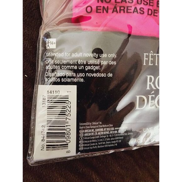 Amscan Electric Dance Party CutOut Dress Costume Pink 80s Rockstar Club One Size - Picture 3 of 3